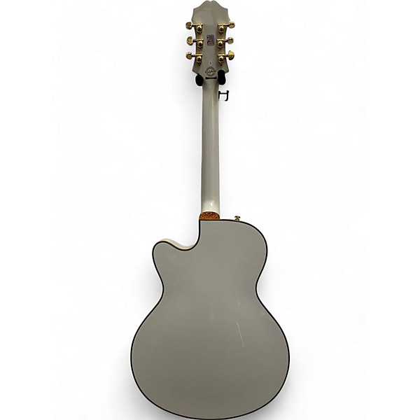 Used Epiphone Emperor Swingster Royale Pearl White Hollow Body Electric Guitar