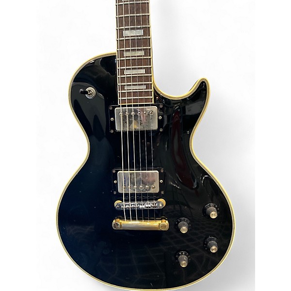 Vintage 1985 Greco EGC600 LES PAUL BLACK BEAUTY Black Solid Body Electric Guitar