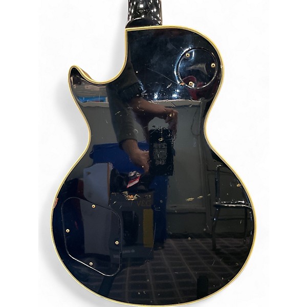 Vintage 1985 Greco EGC600 LES PAUL BLACK BEAUTY Black Solid Body Electric Guitar