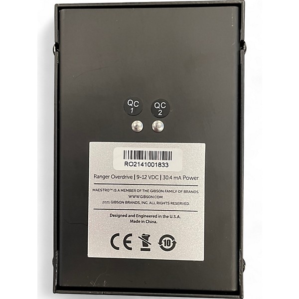 Used Maestro RANGER OVERDRIVE Effect Pedal