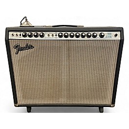 Vintage 1975 Fender 1975 Twin Reverb Silver Panel Tube Guitar Combo Amp