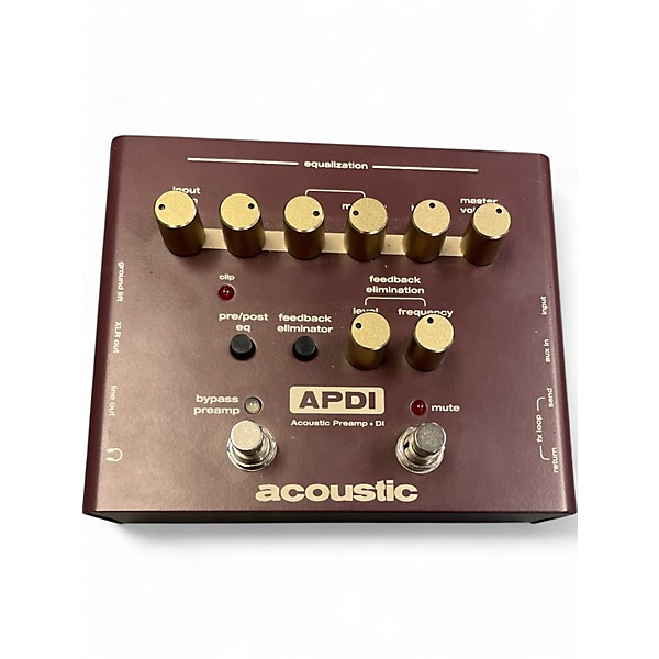 Used Acoustic APDI ACOUSTIC PREAMP + DI Guitar Preamp,New Products : American Fashion Style Bags On Sale
