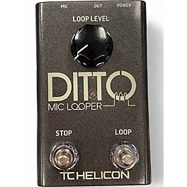 Used TC Helicon DITTO MIC LOOPER Pedal