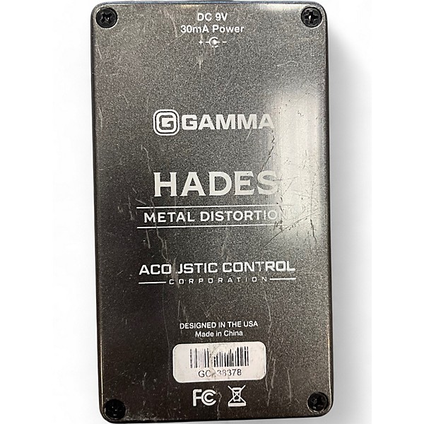 Used GAMMA HADES METAL DISTORTION Effect Pedal