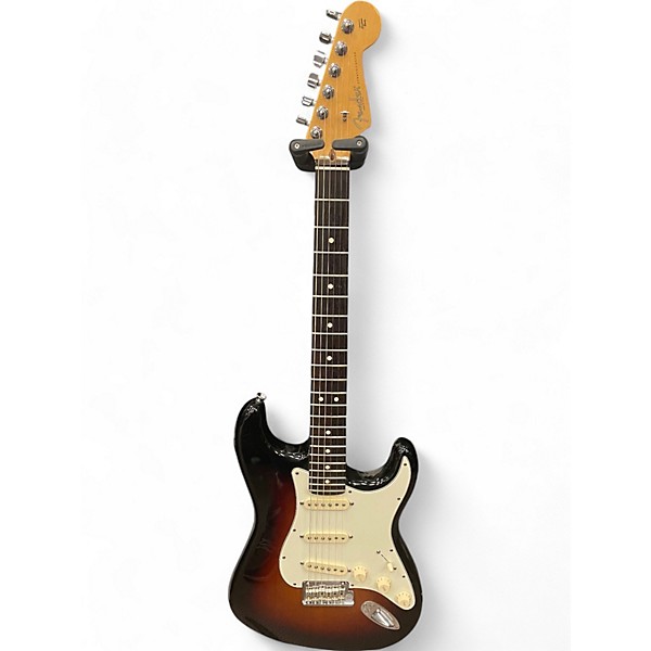 Used 2012 Fender American Standard Stratocaster 3 Color Sunburst Solid Body Electric Guitar