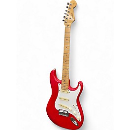 Vintage 1990s Fender STM55 STRATOCASTER Candy Apple Red Solid Body Electric Guitar
