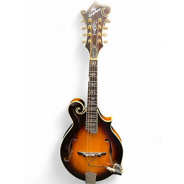 Used Epiphone MM50 F Style Sunburst Mandolin