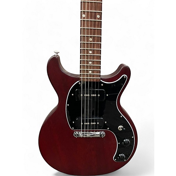 Used Gibson Les Paul Junior Tribute DC Worn Cherry Solid Body Electric Guitar