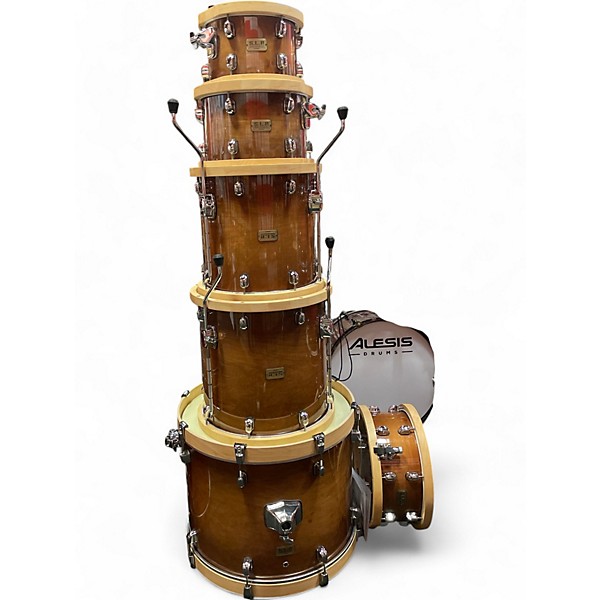 Used TAMA 6 Piece Sound Lab Project S.L.P. GLOSS SIENNA Drum Kit