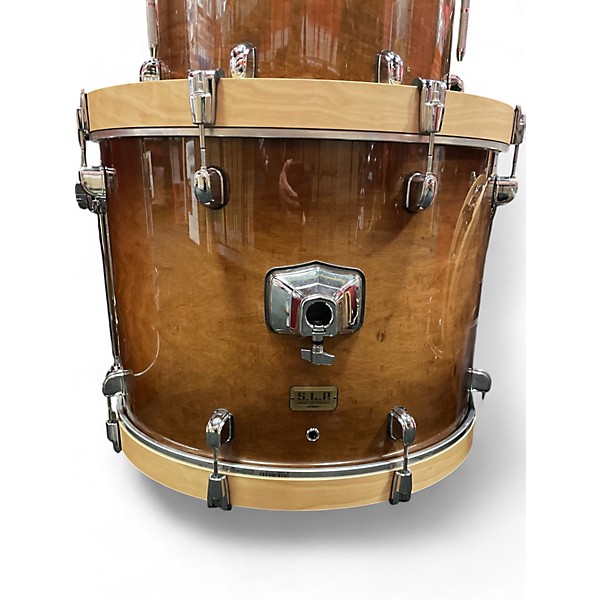 Used TAMA 6 Piece Sound Lab Project S.L.P. GLOSS SIENNA Drum Kit
