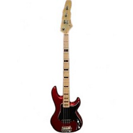 Used G&L Kiloton Tribute Chrome Red Electric Bass Guitar