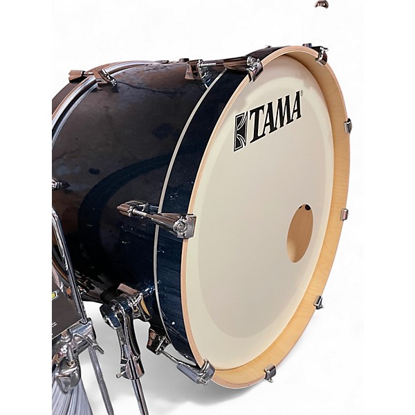 Used TAMA 3 Piece Superstar Classic Indigo Sparkle Drum Kit