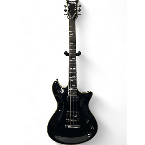 Used Schecter Guitar Research Tempest Blackjack Black Solid Body Electric Guitar
