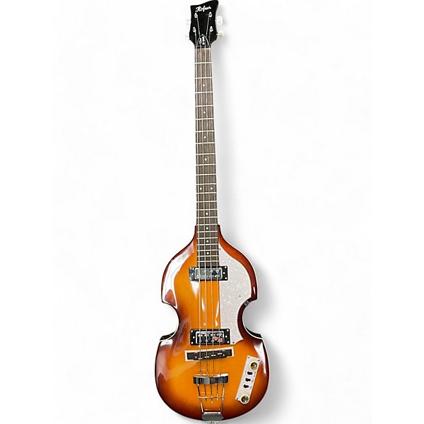 Used Hofner Ignition Series Violin Sunburst Electric Bass Guitar