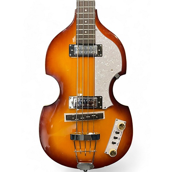 Used Hofner Ignition Series Violin Sunburst Electric Bass Guitar