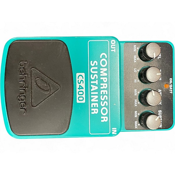 Used Behringer CS400 Compressor Sustainer Effect Pedal