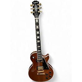 Used Epiphone LES PAUL CUSTOM KOA Natural Solid Body Electric Guitar
