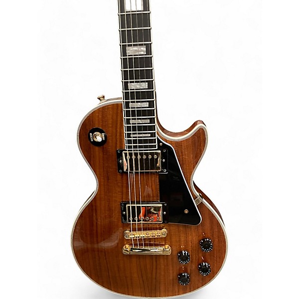 Used Epiphone LES PAUL CUSTOM KOA Natural Solid Body