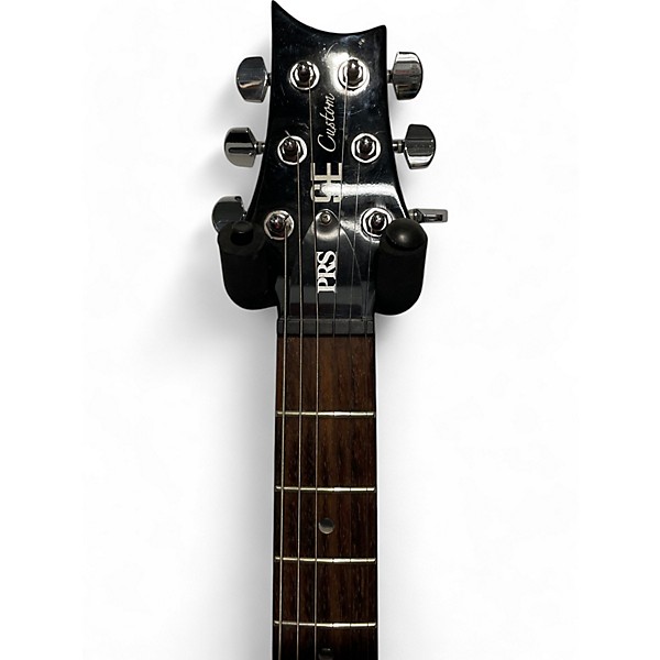 Used PRS SE Custom 24 Trans Black Solid Body Electric Guitar