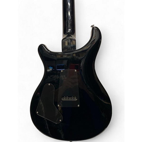 Used PRS SE Custom 24 Trans Black Solid Body Electric Guitar