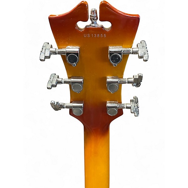 Used D'Angelico Premier Series DC Amber Hollow Body Electric Guitar