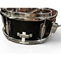 Used Gretsch Drums 12X5.5 Black Hawk Black Drum