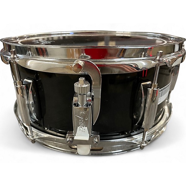 Used Gretsch Drums 12X5.5 Black Hawk Black Drum