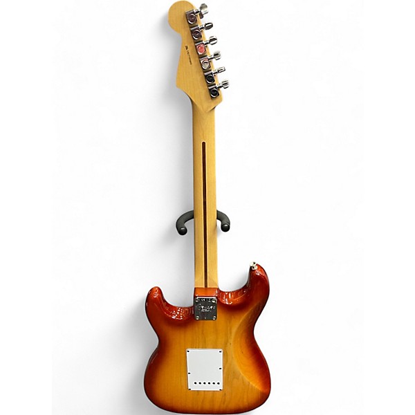 Used Fender American Professional Stratocaster HSS Shawbucker Ash Sienna Sunburst Solid Body Electric Guitar