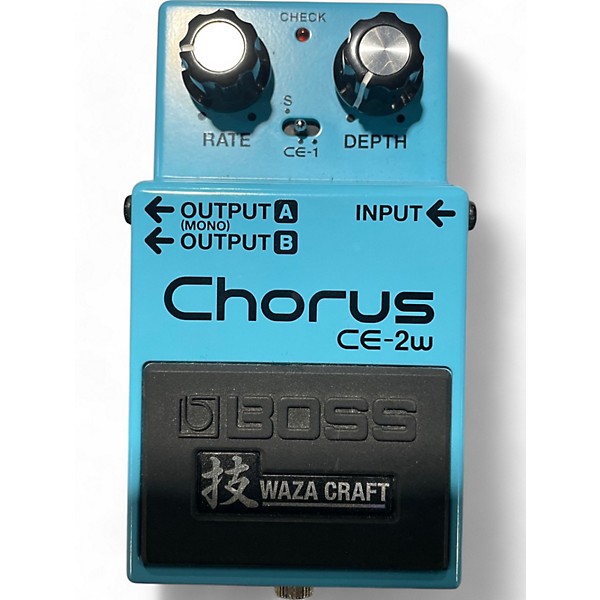 Used BOSS CE2W Waza Craft Chorus Effect Pedal