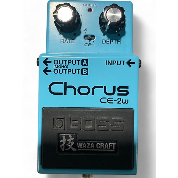 Used BOSS CE2W Waza Craft Chorus Effect Pedal