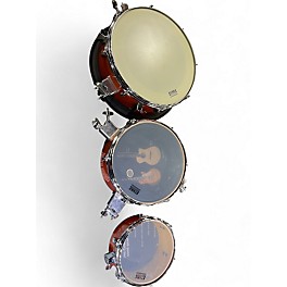 Used TAMA 3 Piece COCKTAIL JAM Metallic Orange Drum Kit