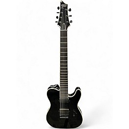 Used Schecter Guitar Research HELLRAISER PT7 Black Solid Body Electric Guitar