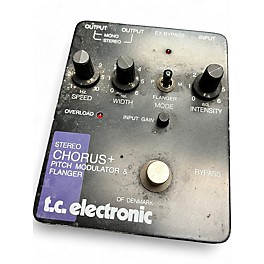 Used TC Electronic SCF Chorus Flanger Effect Pedal