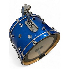 Used DW 3 Piece Performance Series Blue Sparkle Drum Kit