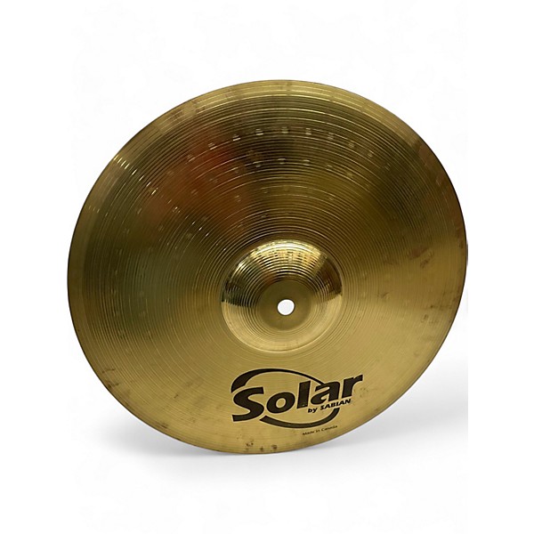 Used Solar by Sabian 13in HI-HATS PAIR Cymbal