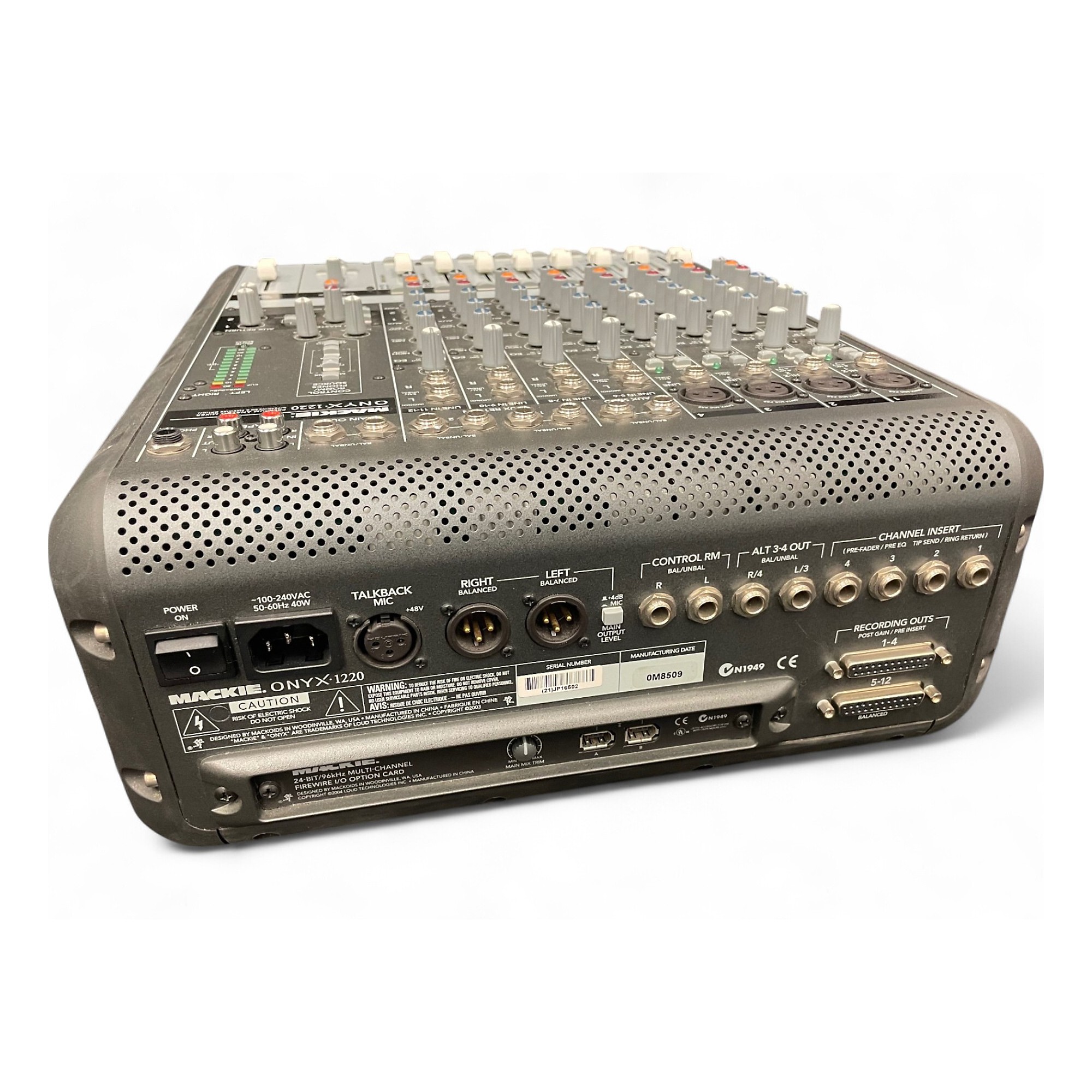 Yahoo!オークション - 動作品 レア MACKIE Onyx 800R 8ch