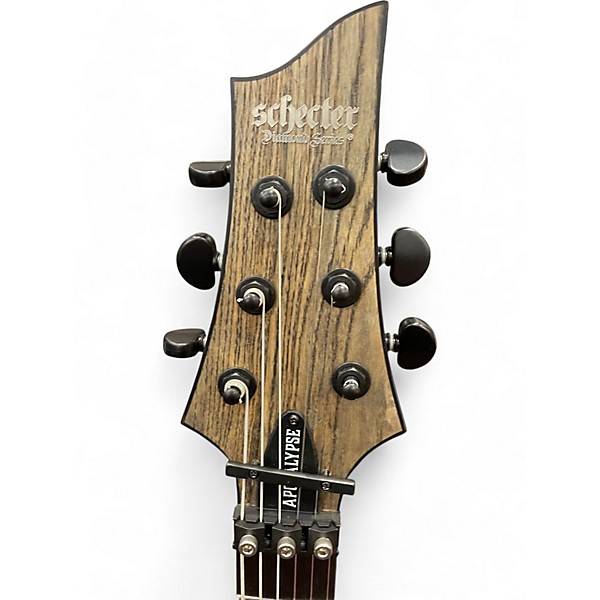 Used Schecter Guitar Research APOCALYPSE FRS RUSTIC GREY Solid Body Electric Guitar