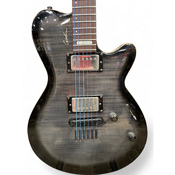 Used Godin LG SIGNTURE TRANS BLACK Solid Body Electric Guitar