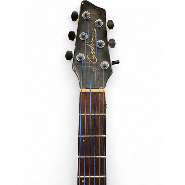 Used Godin LG SIGNTURE TRANS BLACK Solid Body Electric Guitar
