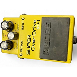 Used BOSS SD1 Super Overdrive Effect Pedal