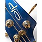 Used OLP MM2 Metallic Blue Electric Bass Guitar