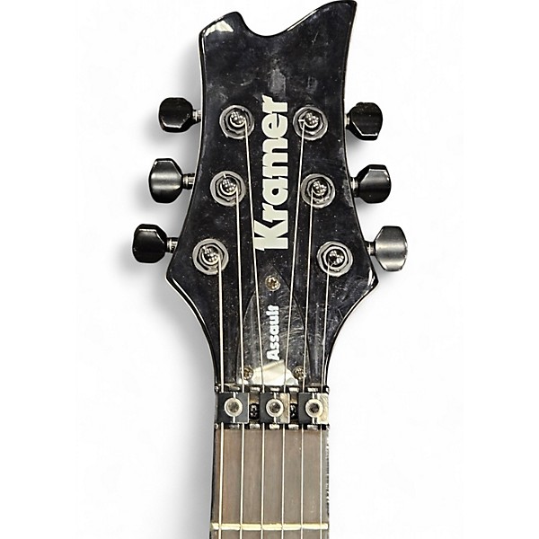 Used Kramer assault Alpine White Solid Body Electric Guitar