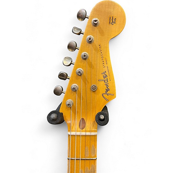 Used Fender Custom Shop 70th Anniversary Relic1954 Stratocaster Journe Wide Fade 2-Color Sunburst Solid Body Electric Guitar