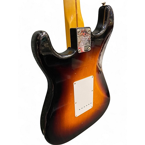 Used Fender Custom Shop 70th Anniversary Relic1954 Stratocaster Journe Wide Fade 2-Color Sunburst Solid Body Electric Guitar