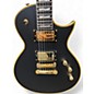 Used ESP EC1000 Deluxe Black and Gold Solid Body Electric Guitar