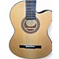 Used Lucero LC100CE Natural Classical Acoustic Electric Guitar