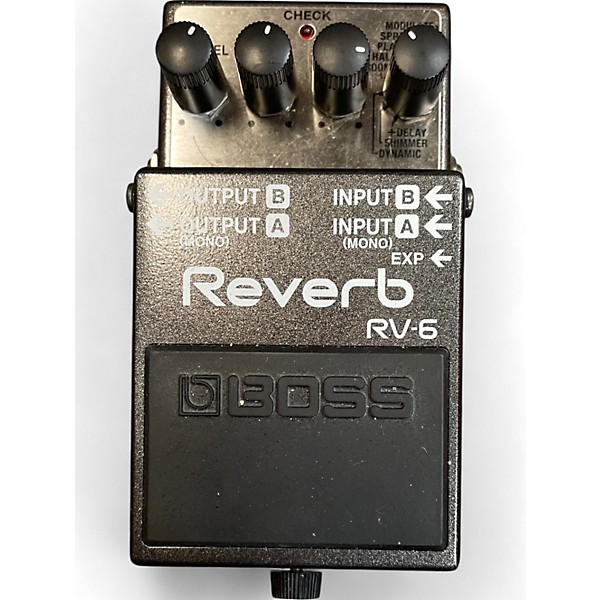 Used BOSS RV6 Digital Reverb Effect Pedal