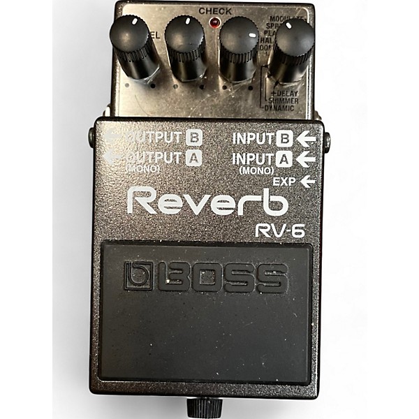 Used BOSS RV6 Digital Reverb Effect Pedal