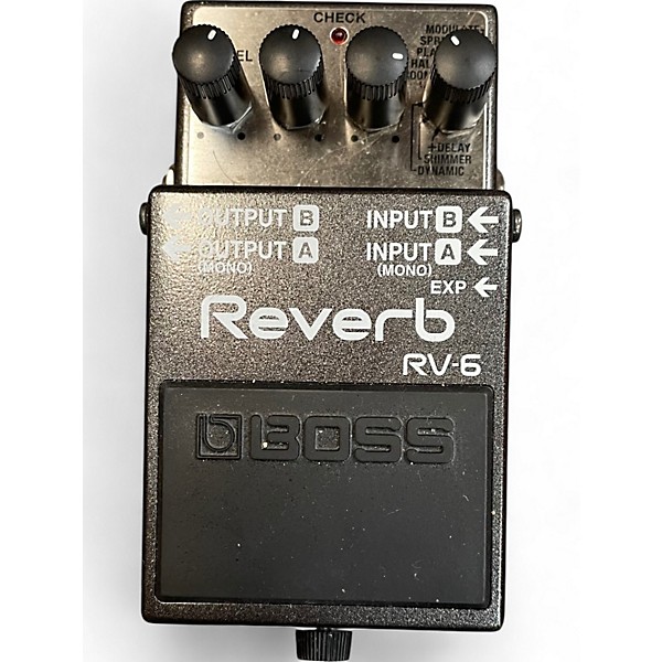 Used BOSS RV6 Digital Reverb Effect Pedal