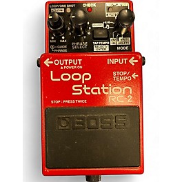 Used BOSS RC2 Loop Station Pedal